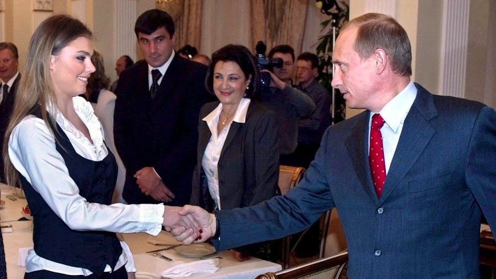 Kabajewa und Putin im März 2004.