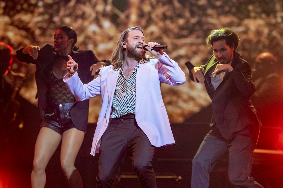 Baschi bei den Swiss Music Awards in Zug im Mai 2023.