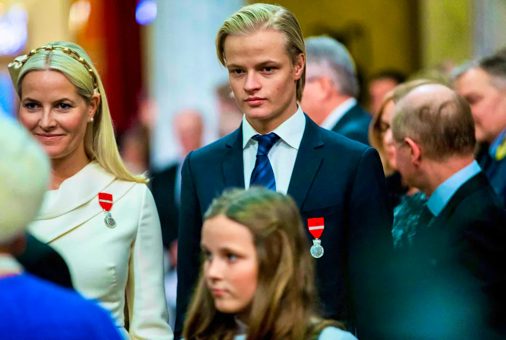 Il figlio maggiore della principessa norvegese Mette-Marit Marius Borg Høiby (foto d'archivio).