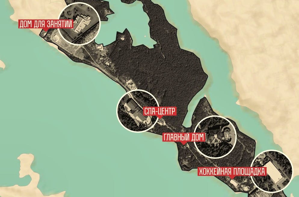 Leben im goldenen Käfig: Putins Residenz in Waldai.