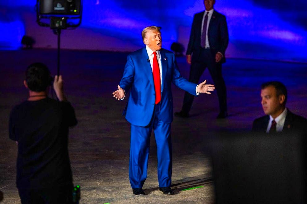 Donald Trump likes to shake a leg after his appearances - he gets a lot of backlash from the stars for his choice of music.