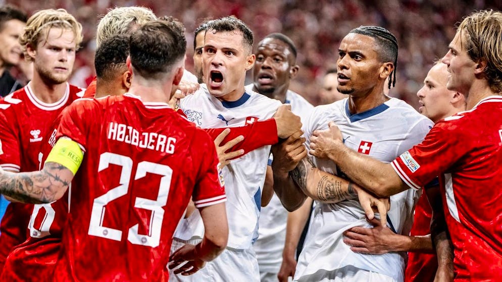 Granit Xhaka et la Nati ont perdu leurs nerfs jeudi face au Danemark.