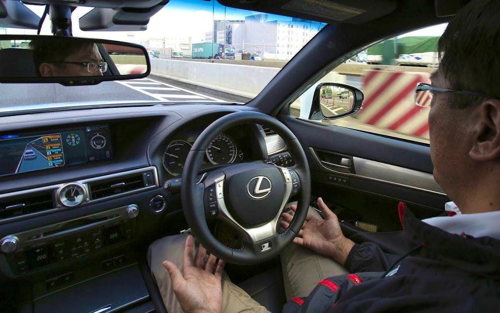 Will we soon have cars driving around without hands on the wheel?