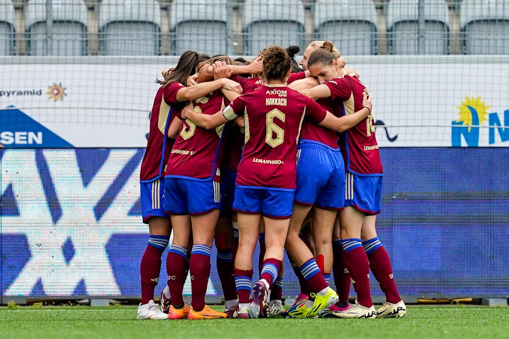 Servette Chênois célébrant un but (archives).