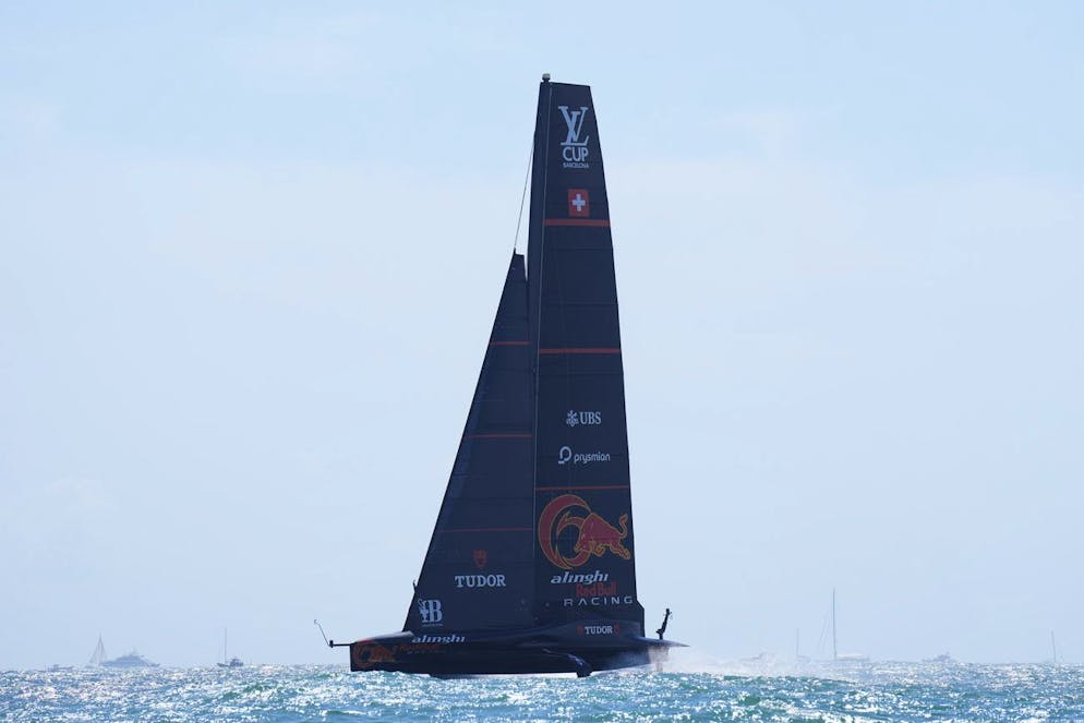 Alinghi a subi la loi de Britannia samedi.