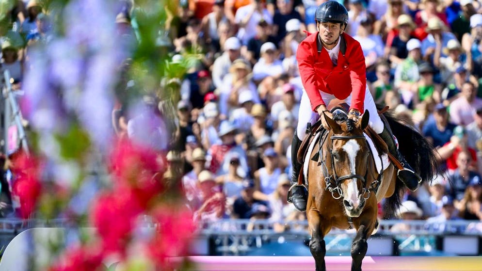 Steve Guerdat (ici aux JO) et la Suisse ont terminé 4es du Prix des nations du CSIO 5* de Calgary.
