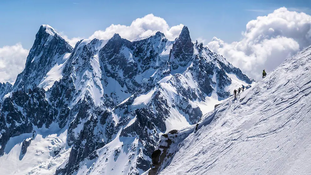 Due italiani e due coreani dispersi sul Monte Bianco.