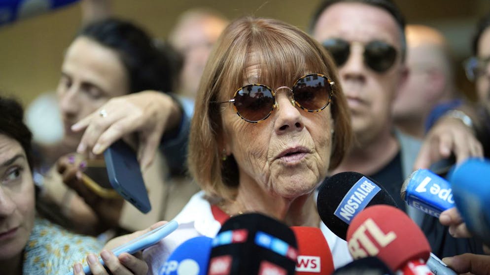 Gisèle Pelicot steht nach dem Prozessauftakt im September den Medien Rede und Antwort.