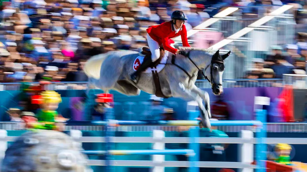 Martin Fuchs and Leone Jei, who narrowly missed out on the Olympic podium in Paris, fly to victory this time.