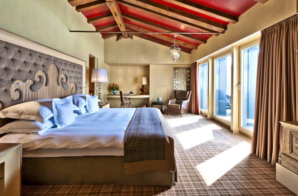 The most expensive Airbnbs in Europe. This is what it looks like in one of the eight bedrooms.