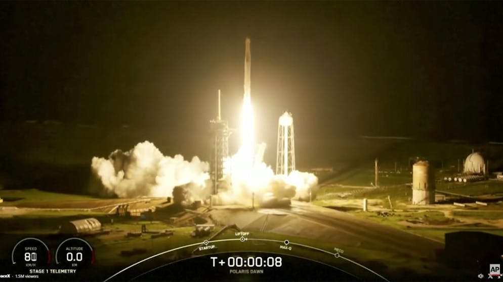 Spazio. Lanciata Polaris Dawn verso un record: prima passeggiata nello spazio per non astronauti professionisti