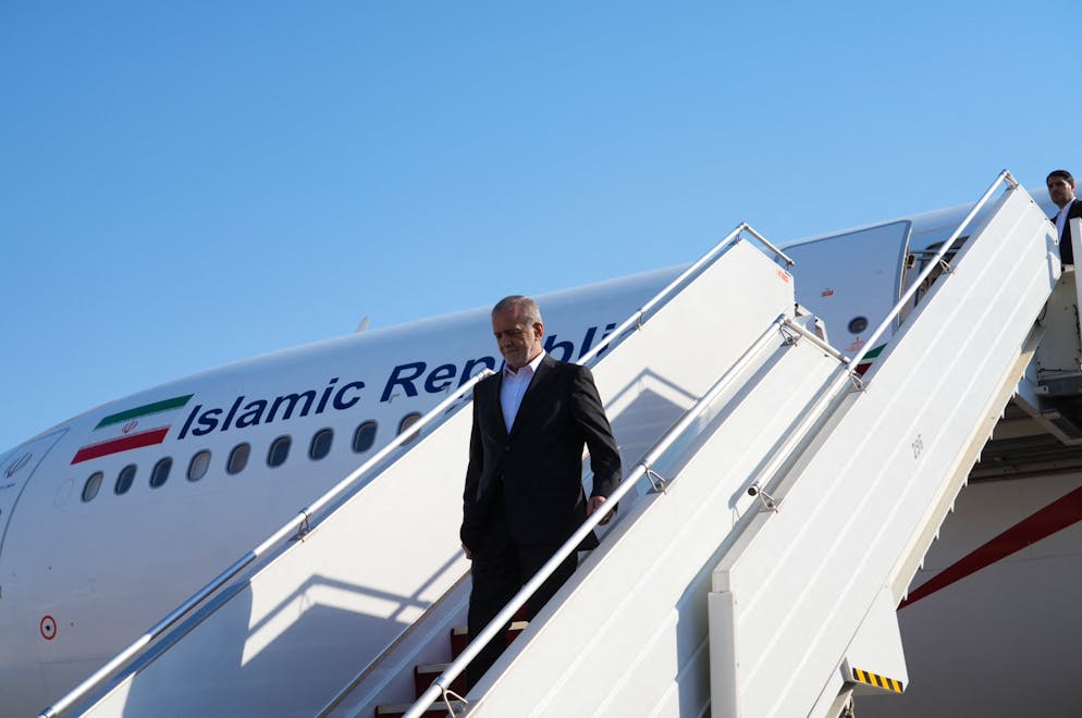 Le président iranien lors d'une de ses dernières visites officielles (image d'illustration).