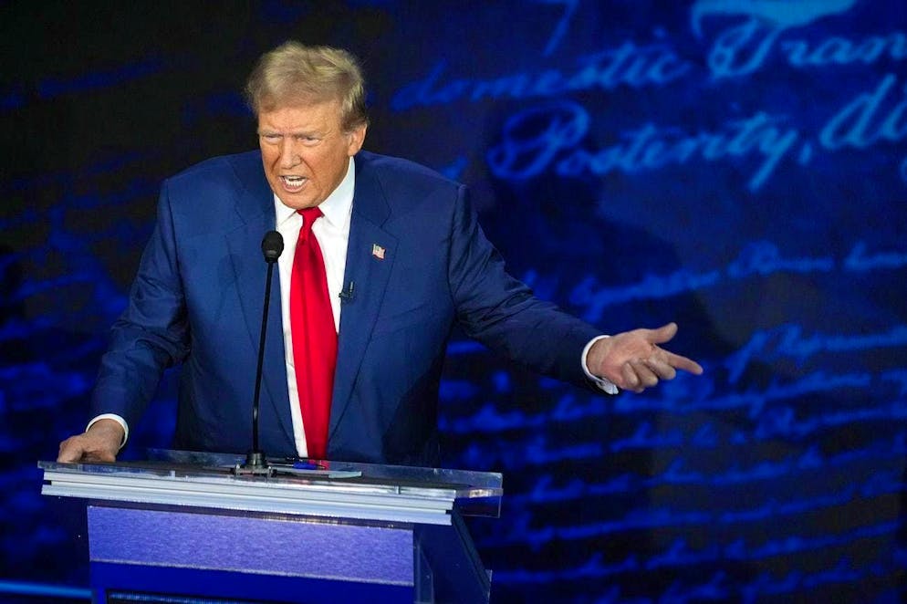 TV duel: Focus on Donald Trump