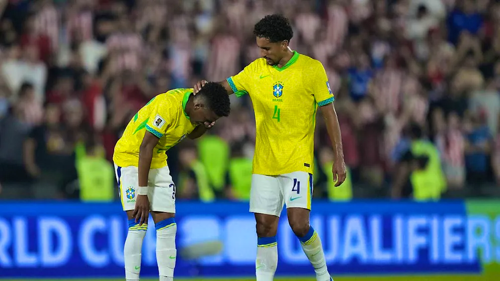 Another disappointment for the Brazilian players in their defeat in Paraguay