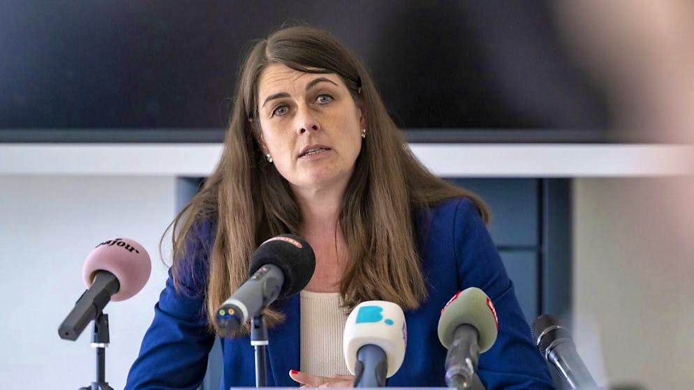 Security Director Stephanie Eymann rejected the establishment of a PUK on the police. The majority of the Grand Council agreed with her. (Archive image)