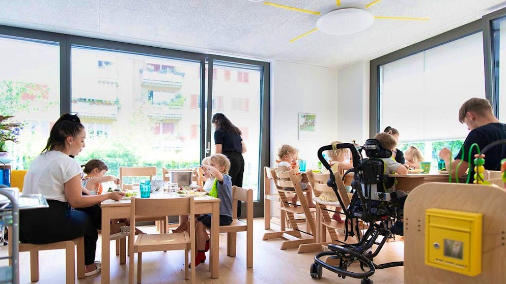 The federal government is to extend the financial aid for daycare centers until the end of 2026. This has been decided by Parliament. (theme picture)