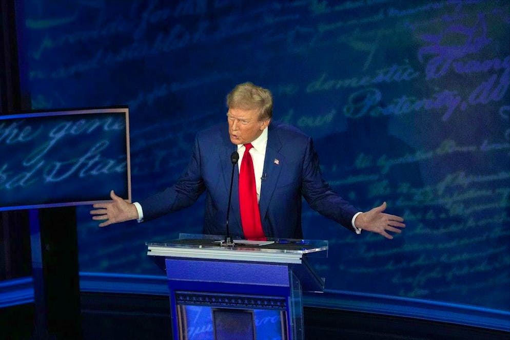 TV duel: Focus on Donald Trump