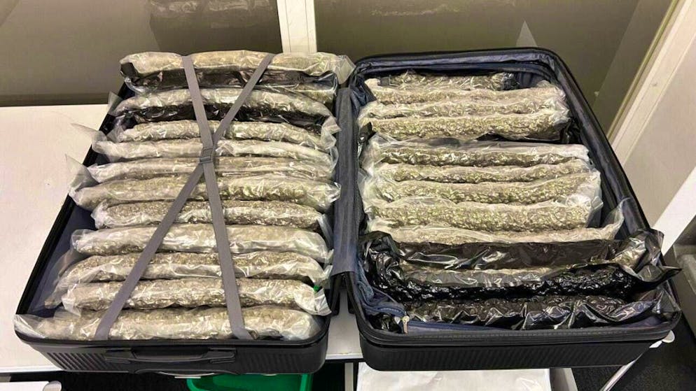 Employees of the Federal Office for Customs and Border Security seized a total of 160 kilograms of marijuana last week.