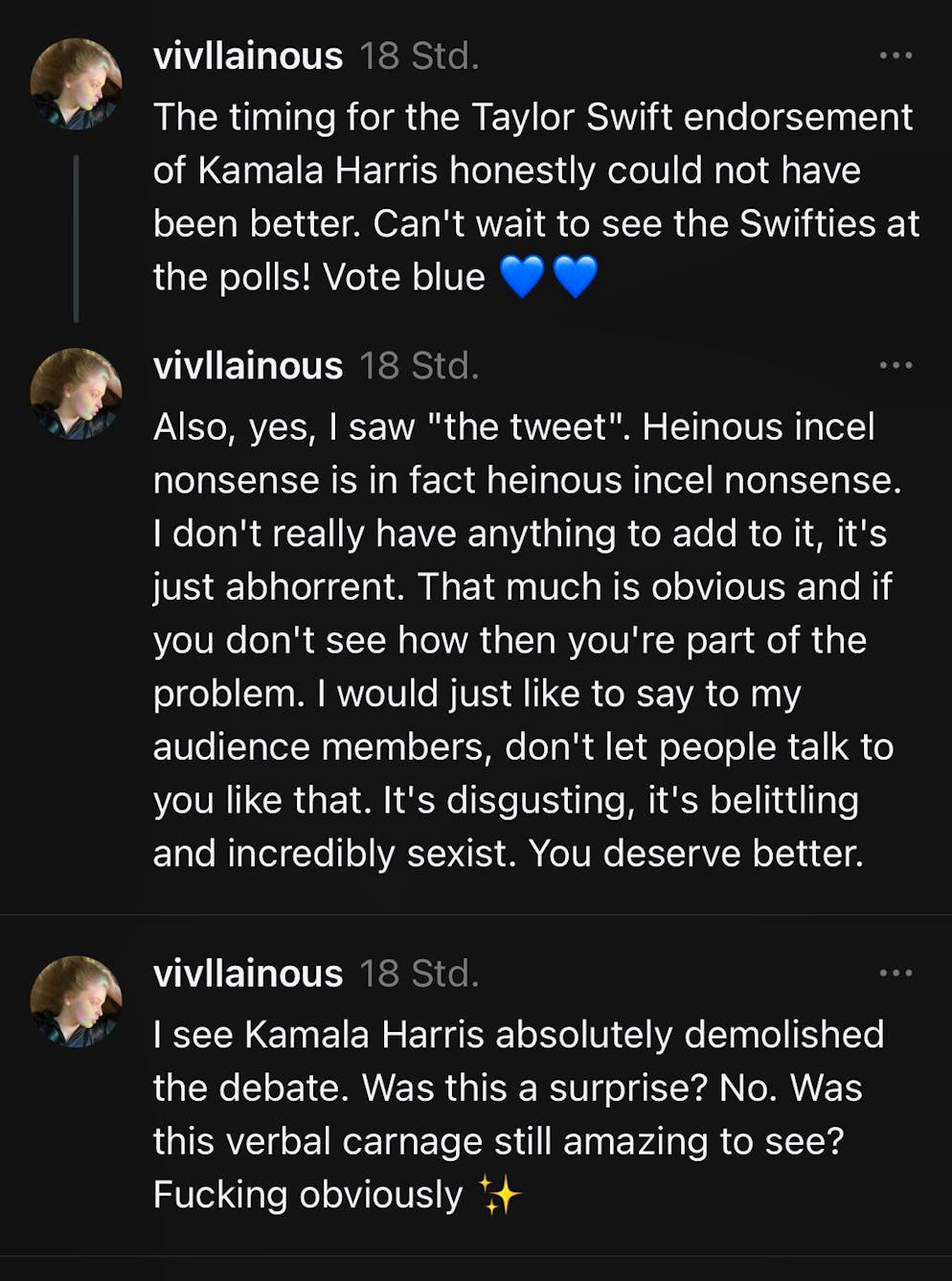 Vivian Jenna Wilson, Tochter von Elon Musk, meldet sich auf der Meta-Plattform «Threads» zum an Taylor Swift gerichteten Post ihres Vaters.