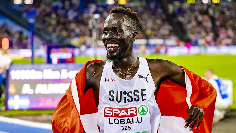 Wants to finish his first season in Swiss kit in style: European 10,000 m champion Dominic Lobalu will be competing in Brussels.