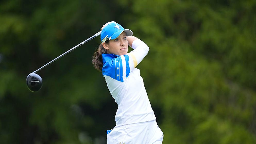 Albane Valenzuela wins the Solheim Cup