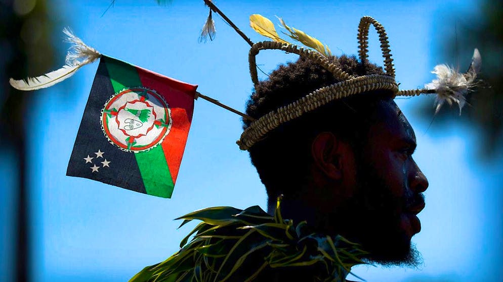 ARCHIVE - At least 20 people are reported to have been brutally killed in the course of a tribal feud in Papua New Guinea. Photo: Mark Schiefelbein/AP/dpa