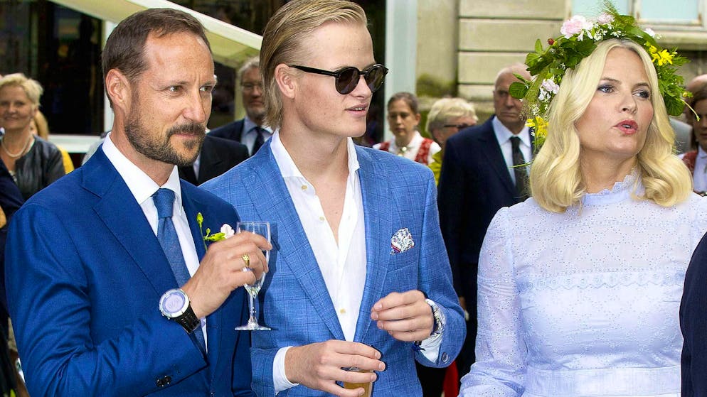 Marius Borg Høiby is the stepson of Crown Prince Haakon of Norway and son of Princess Mette-Marit. Here at a recent TV event.