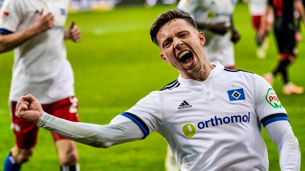 Sonny Kittel was often allowed to cheer in HSV kit, but his farewell was unpleasant.