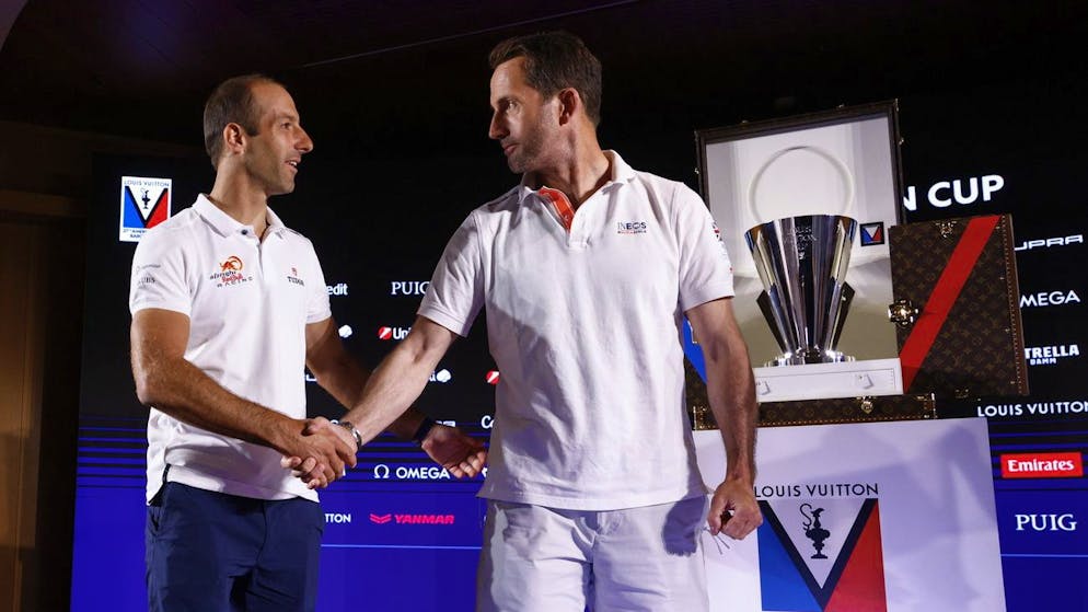 Arnaud Psarofaghis et Ben Ainslie.