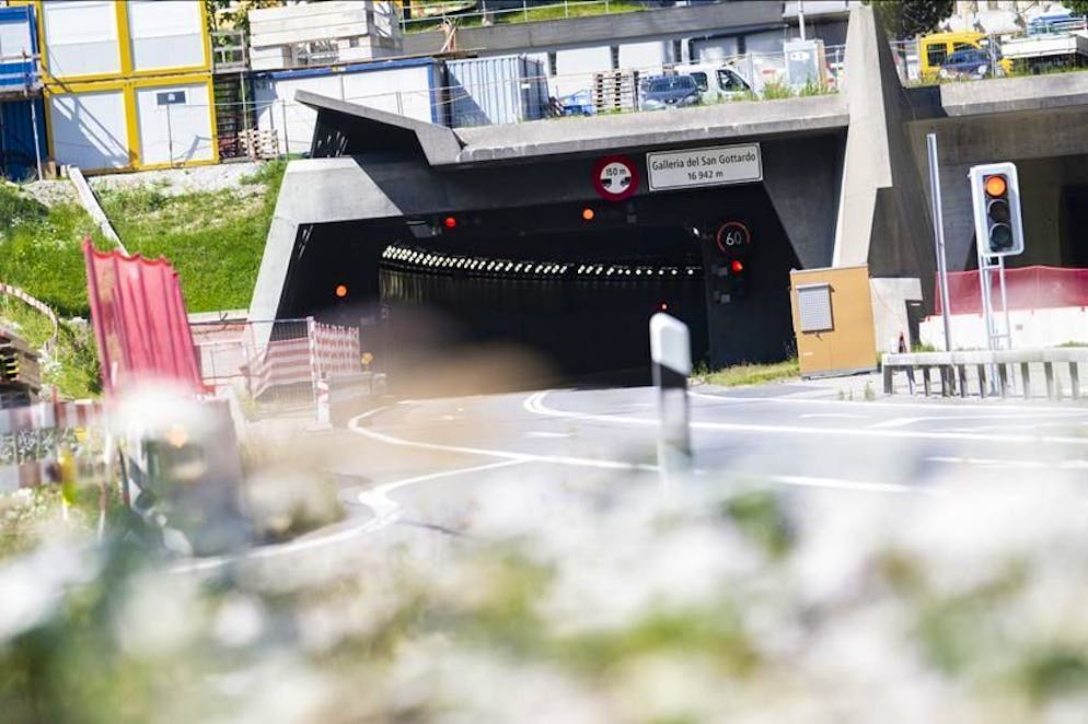 L'uscita sud del San Gottardo