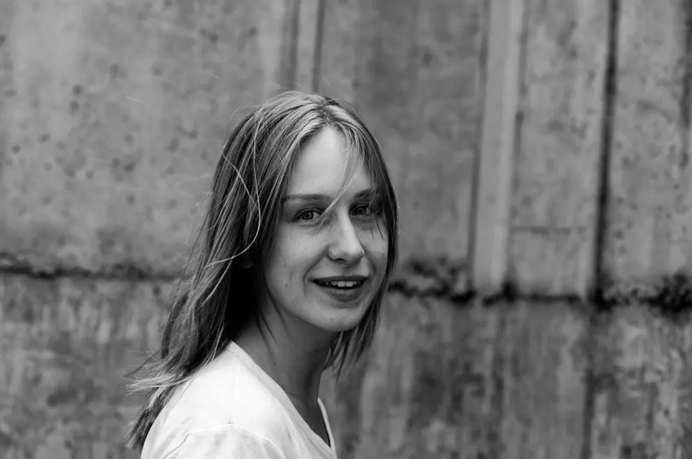 The actress Anja Andersen.