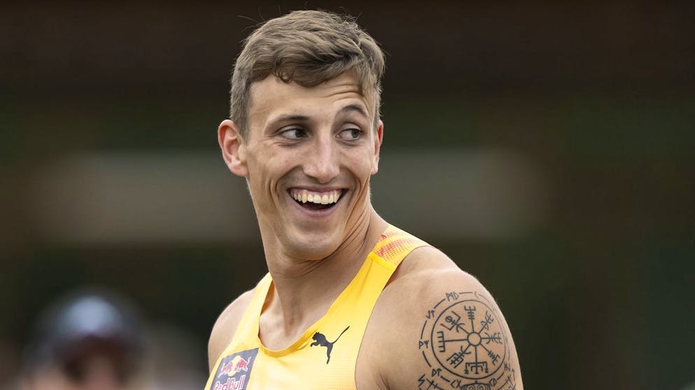 Simon Ehammer deuxième de la finale de la Diamond League (archives).