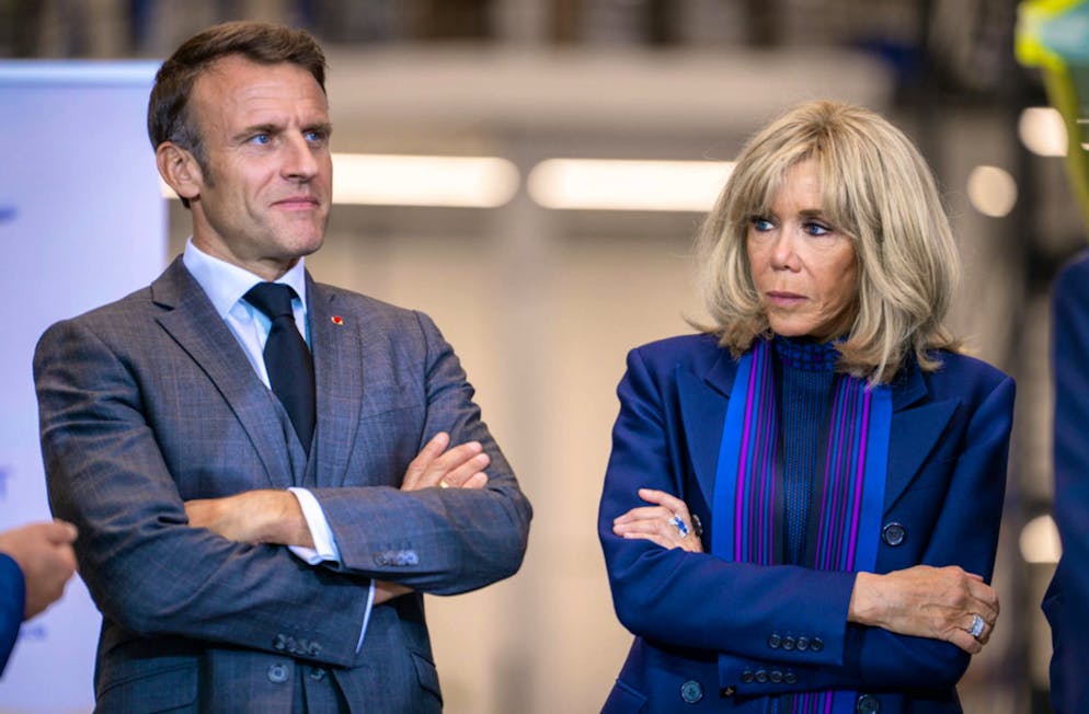 Spesso viene vista al fianco del marito, il presidente francese Emmanuel Macron: Brigitte Macron. (immagine d'archivio).