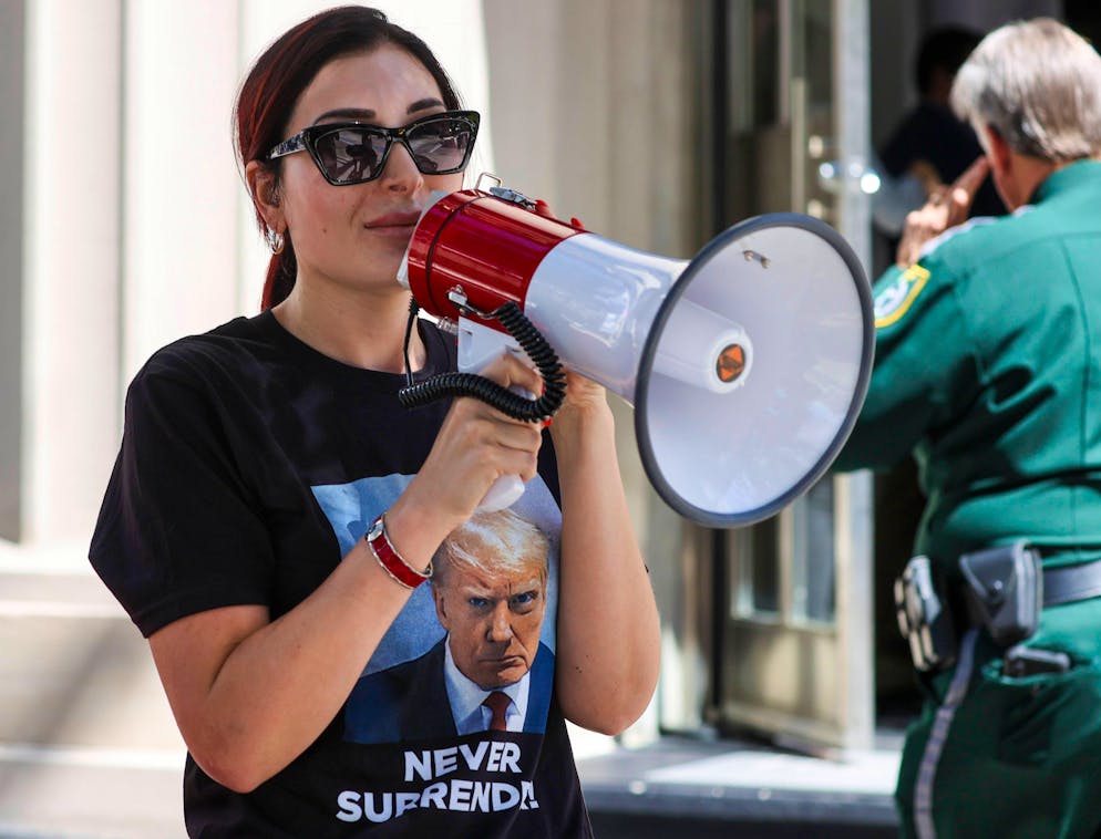 Laura Loomer ist eine grosse Unterstützerin des US-Präsidentschaftskandidaten. 