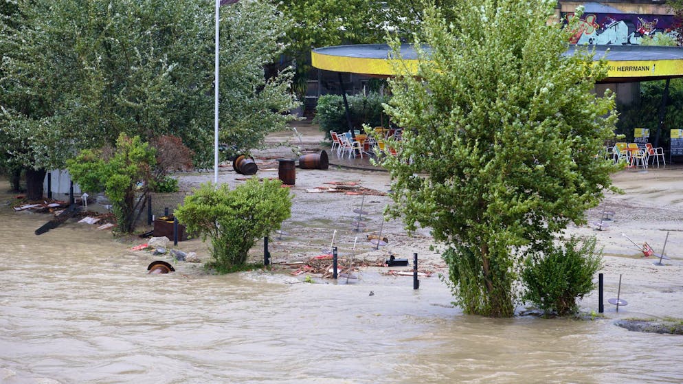 Das unwetterbedingte Hochwasser hat nun auch Wien erreicht. 