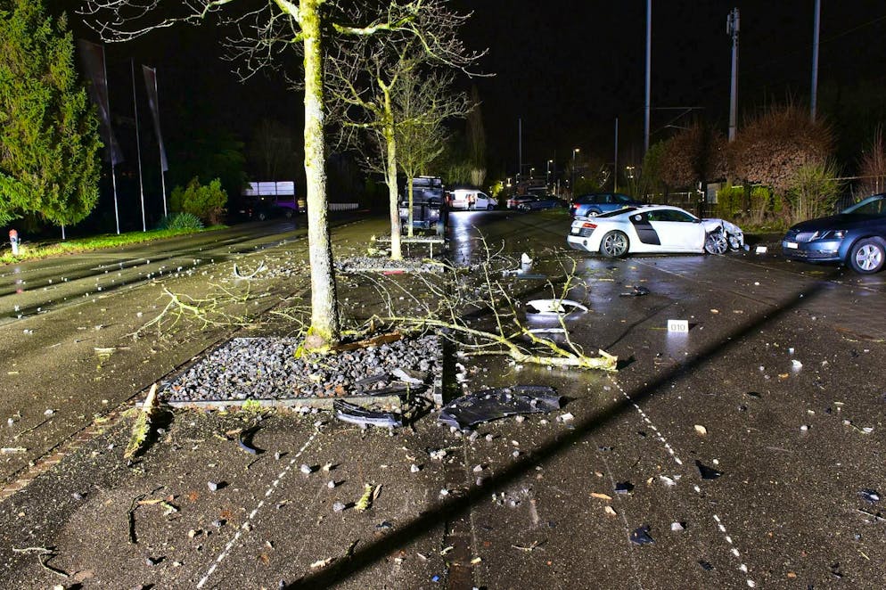 The first speeding offense ended in an accident in Nänikon ZH in 2022.