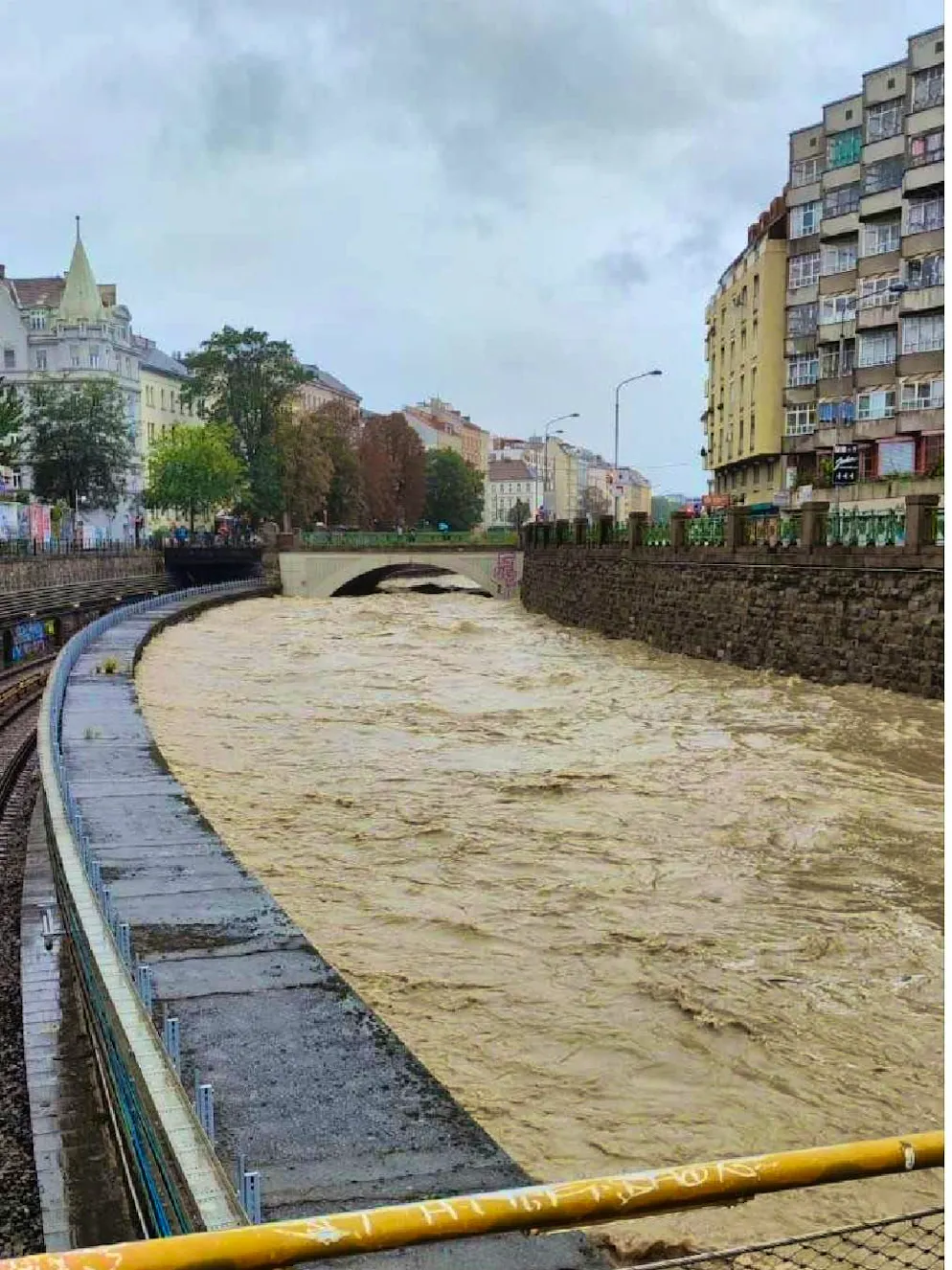 Floods in Vienna. Thanks to decades of flood protection, Vienna has been lucky.