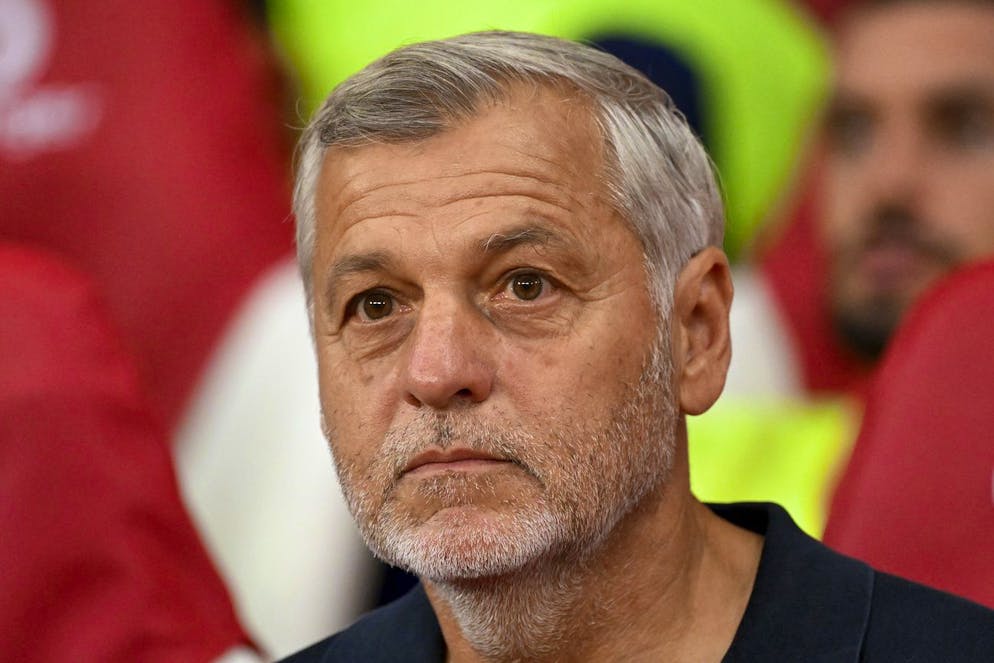 Bruno Genesio sur le banc