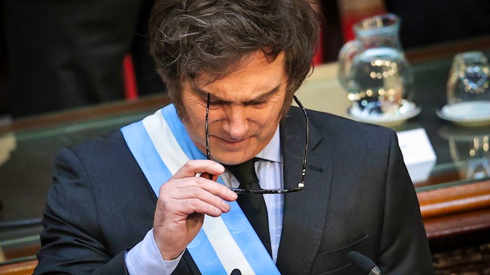 Il presidente argentino Javier Milei.