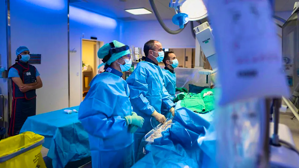 A team of cardiologists at work. (Archive image)