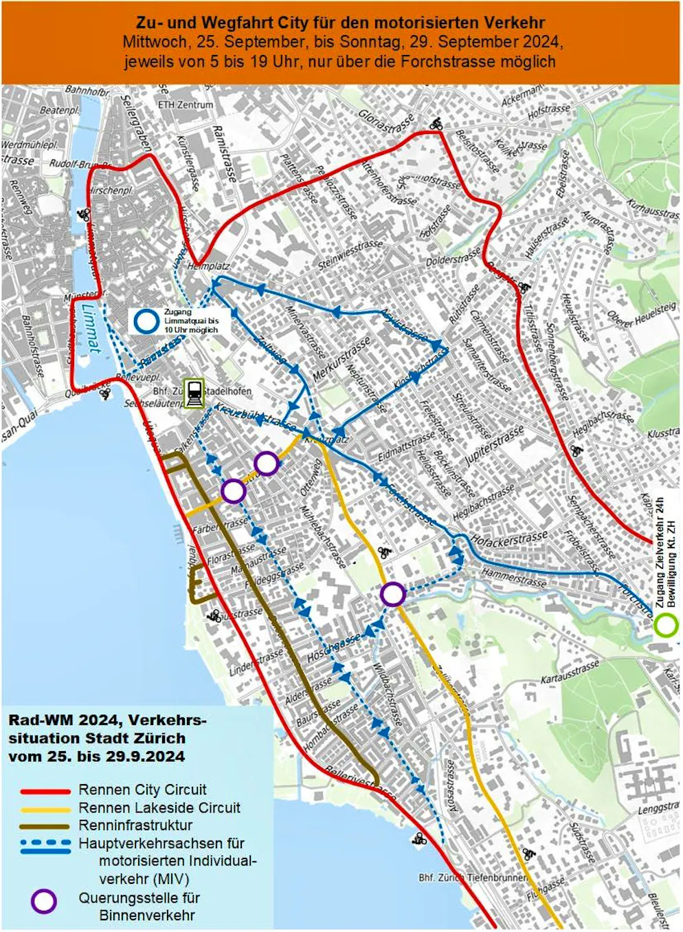 This is the traffic situation in the city center from September 25 to 29.