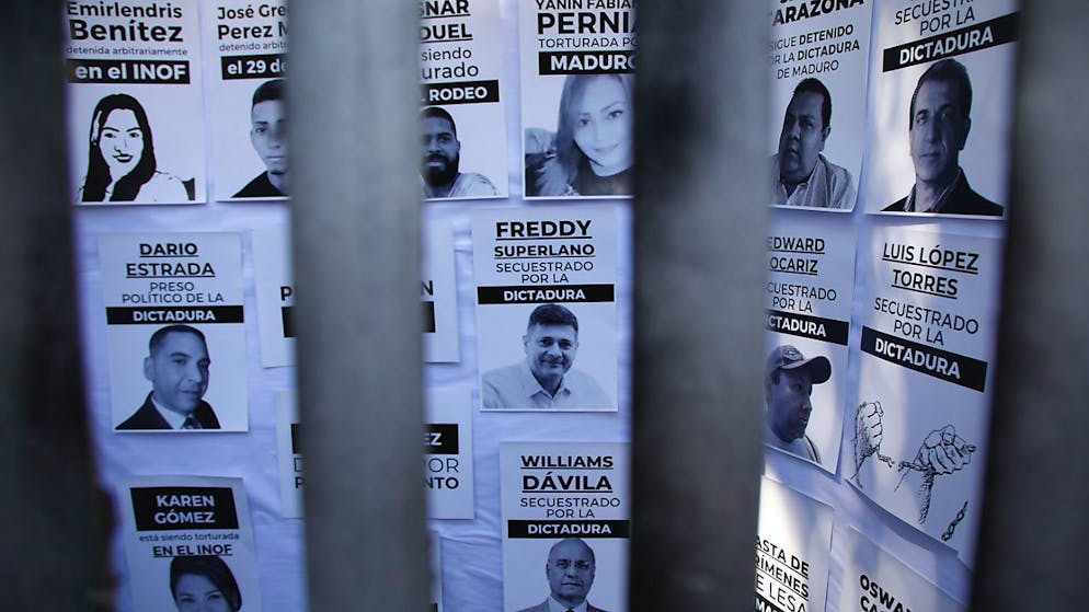 Foto di prigionieri politici in Venezuela