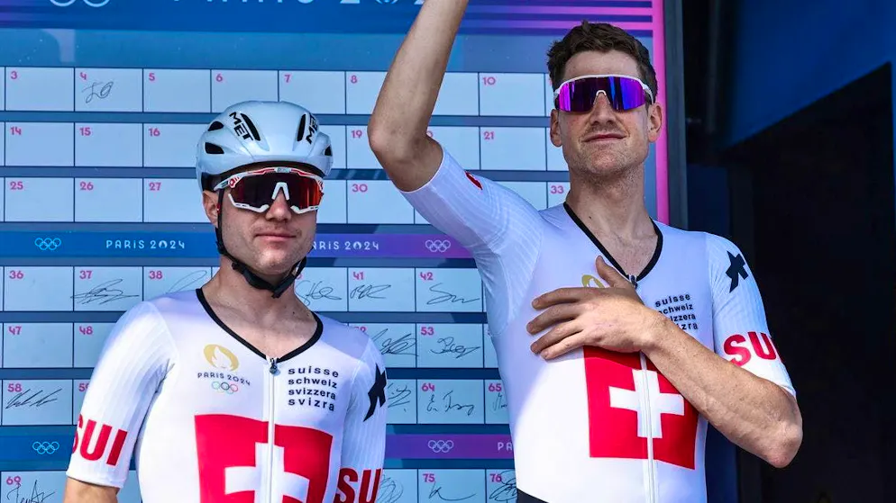 Marc Hirschi (left) and Stefan Küng are among the Swiss hopes at the World Championships in Zurich.