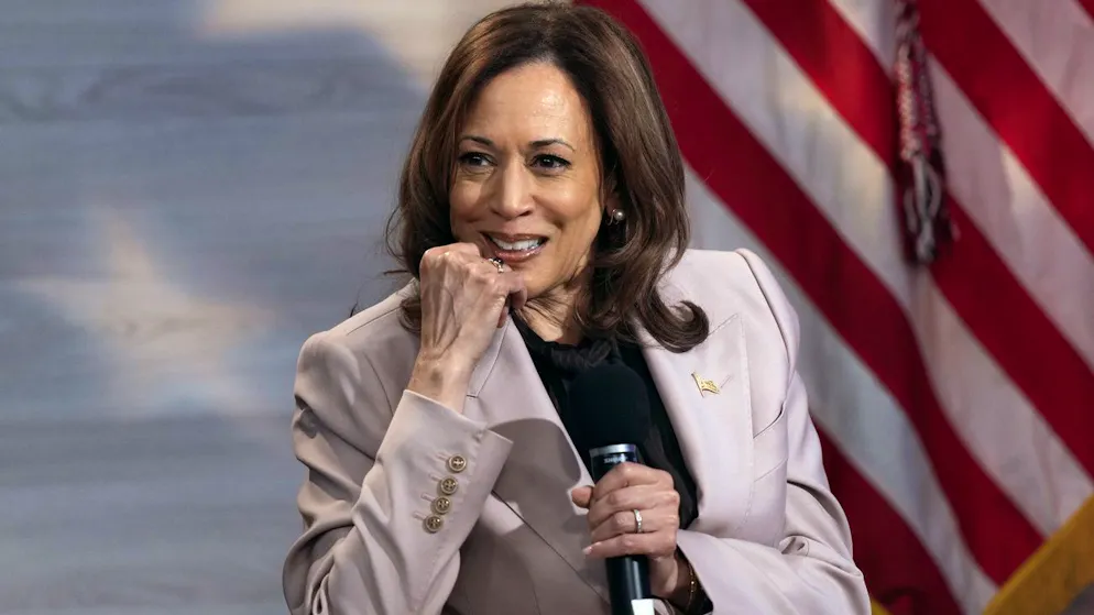 Troll factory stages accident video. Russia targets Kamala Harris with fake news