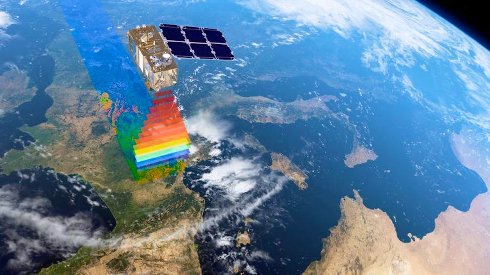 Δορυφόρος. Η νέα αποστολή Sentinel-2 συνδυάζει υψηλής ανάλυσης και νέες πολυφασματικές δυνατότητες, πλάτος 290 km και συχνή επανάληψη απεικόνισης, παρέχοντας όψεις των μεταβαλλόμενων τοπίων της Γης με άνευ προηγουμένου λεπτομέρεια.