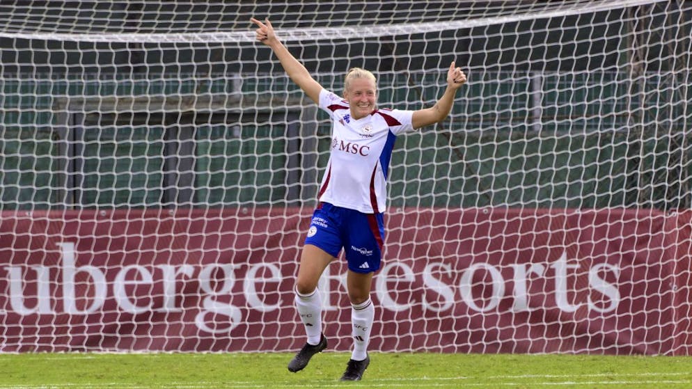 Servettes Freude über den Ausgleich durch Cassandra Korhonen (im Bild) zerschlägt sich in den Schlussminuten