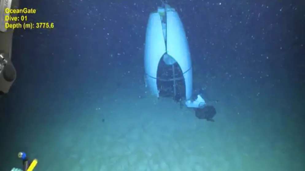 Images impressionnantes. Une vidéo de l’épave du Titan dévoilée pour la première fois