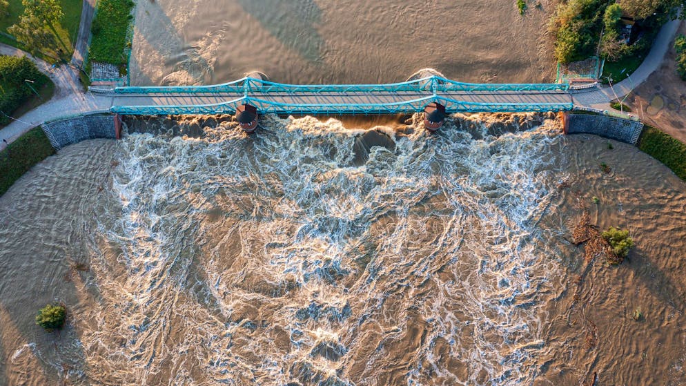 In Polen führen viele Flüsse noch Hochwasser. 