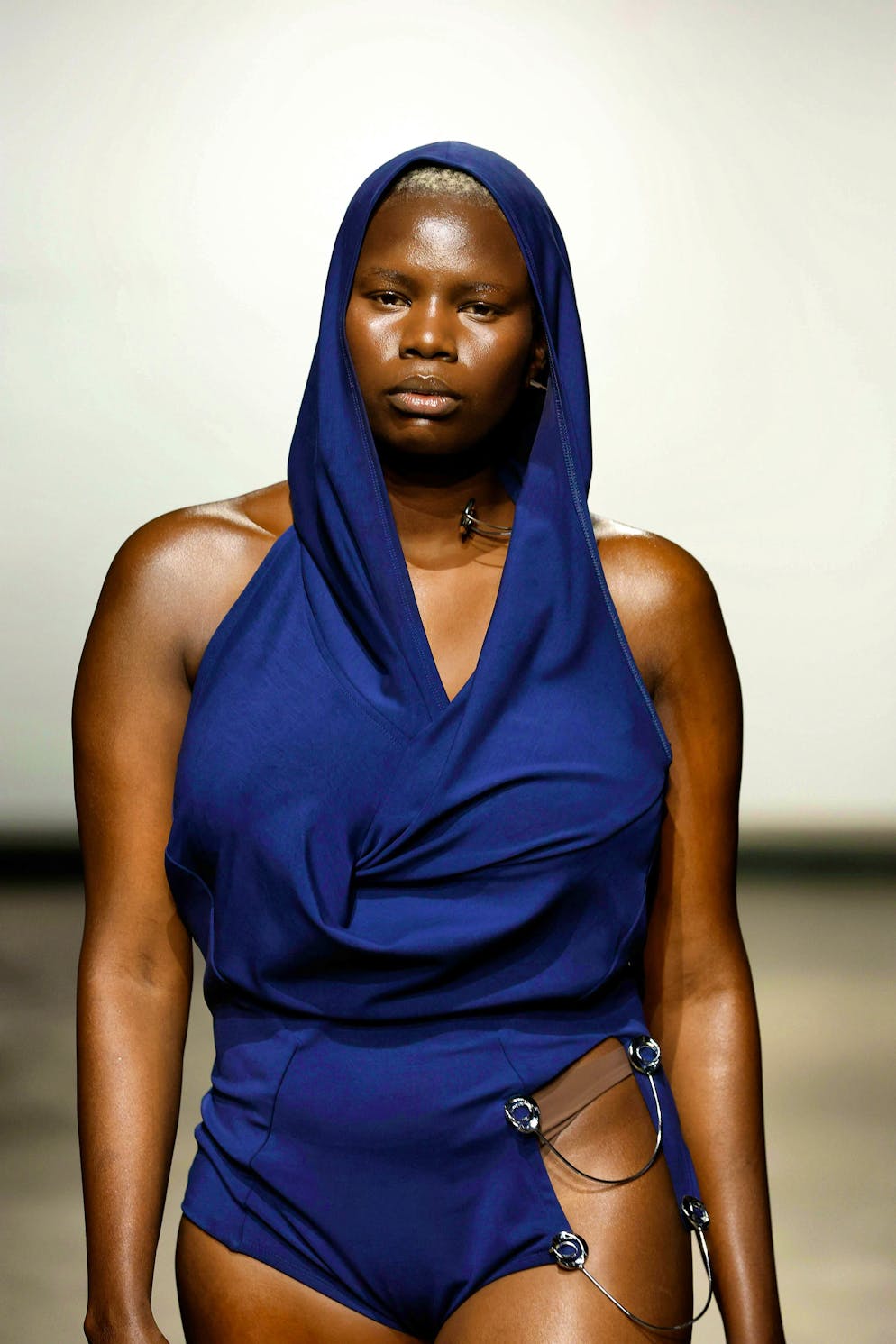 London Fashion Week 2024. London-based Brazilian designer Karoline Vitto celebrates body awareness with her inclusive designs.