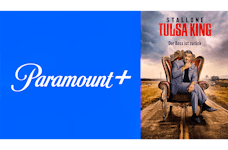 blue SuperMax Streamingpartner Paramount+ Logo